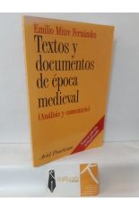 TEXTOS Y DOCUMENTOS DE POCA MEDIEVAL (ANLISIS Y COMENTARIO)